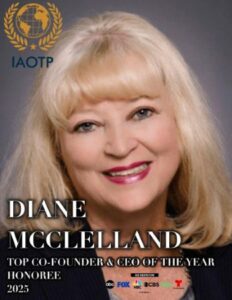 GSI Diane McClelland IAOTP Award, portrait and text.